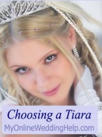 Tiara with hair pearls
