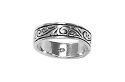 Engraved Nickel-Less 925 Sterling Silver Band