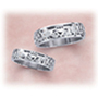 Mens 14 Kt Gold Rings with Diamonds - White Gold