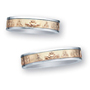 Mens Claddagh Ring Reflection of Ireland Band of Set