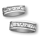 Mens and Womens Love Forever Sterling Silver Rings