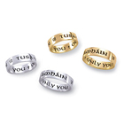You and Only You Rings - 14 Kt Gold Sizes 5-8