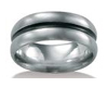 Mens Stainless Steel Enamel Band Sizes 9 - 13
