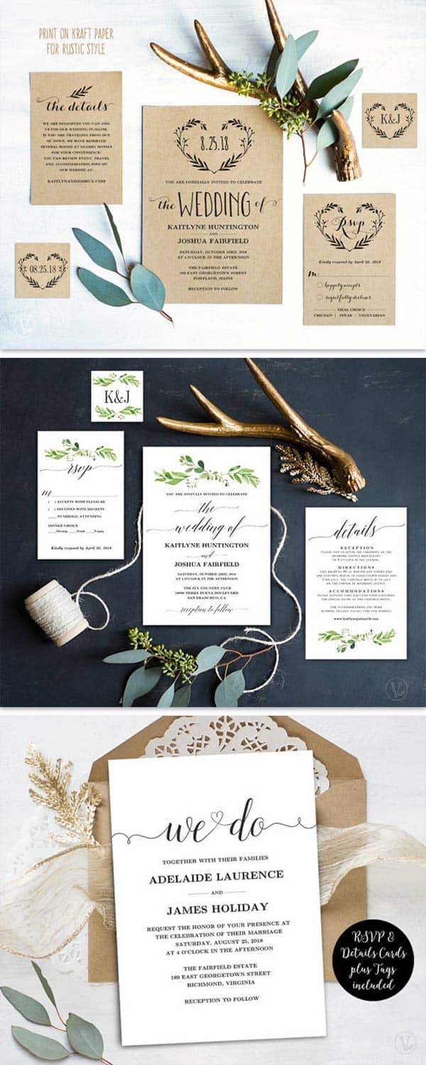 Wedding card designs templates help you create cheap wedding invitations while still getting professional designs. You buy the file for these and DIY by printing on your own paper. There is a link in the article to the lady who sells them. ----Promotional Buy Link: http://tidd.ly/51529c0c ------ #cheapweddinginvitations #DIYInvitations #WeddingInvitations #InvitationTemplates