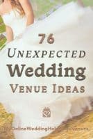 76 Unique Non-Traditional Wedding Venue Ideas