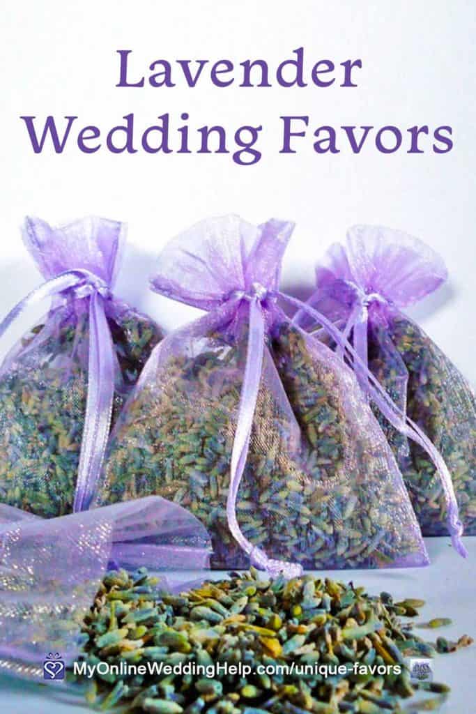 Lavender Wedding Favors